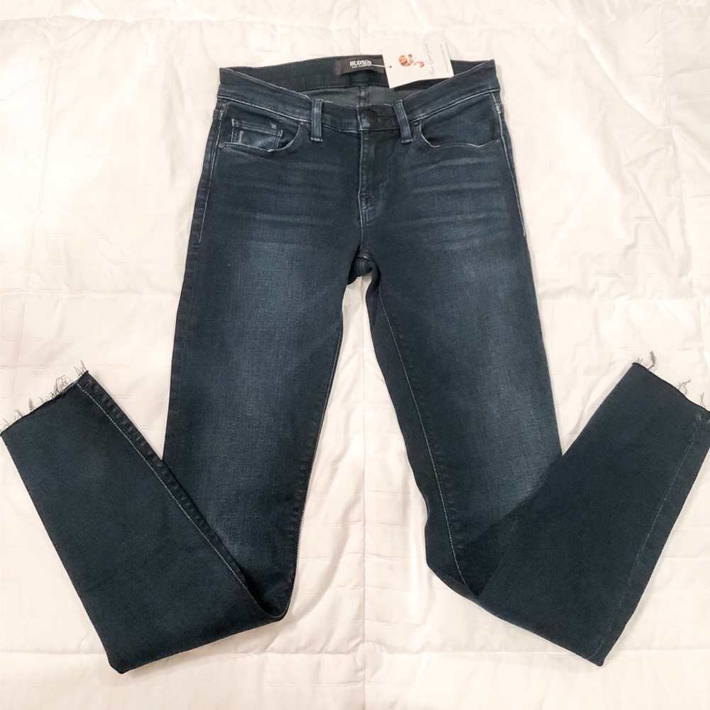 HUDSON KRISTA ANKLE INDIGO JEANS Brand New